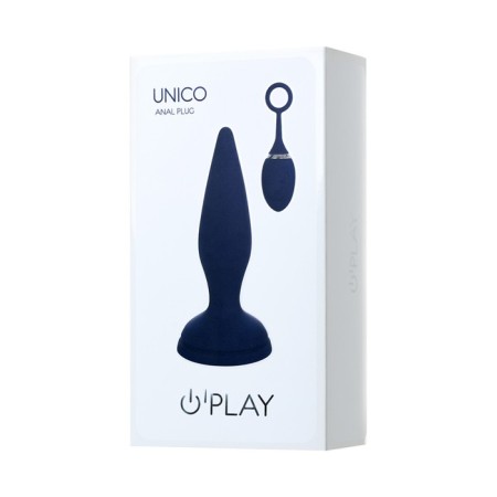O’Play Unico anal vibrating tribe with a remote control, silicone, blue, 13.5 cm-10