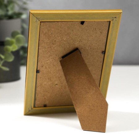 Photo frame plastic 10x15 cm "Golden spiral on gold" 17.8x12.8 cm-3