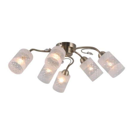 Economic light lamp 68700/6AB CL, E14 6x40W, bronze color-1