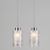 STELLA lamp, 2x60W E27, chromium color