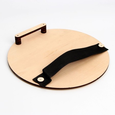 Wooden weapon "Shield" 25 × 25 × 3.2 cm-2