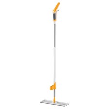 Швабра с распылителем Pioneer MS025, 36х11 см, 260 мл, ручка 135 см, цвет белый с оранжевым   941077