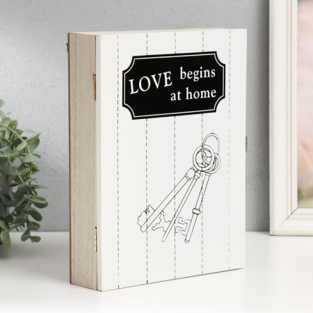 Keywater tree 6 hooks "Love for your home" 26x20.3x5.5 cm-2