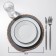 Serving napkin on the table "Meg", 25 × 25 cm, blue color