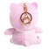Soft toy "cat", in a purple hood ", 12 cm