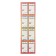 Cardboard price tag 200 pieces "Saber-8", 25 sheets in the set
