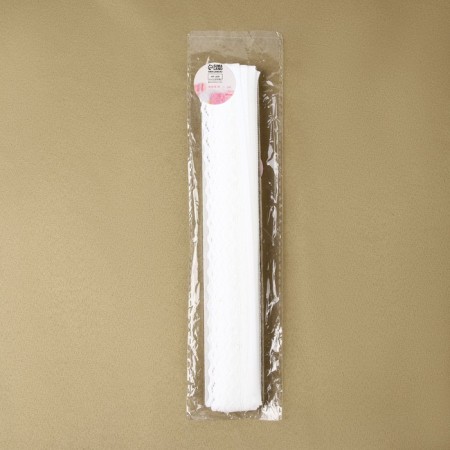 Elastic lace, 25 mm × 9 ± 0.5 m, white color-2
