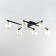 Ceiling chandelier "Virta" E14 6x60 watts