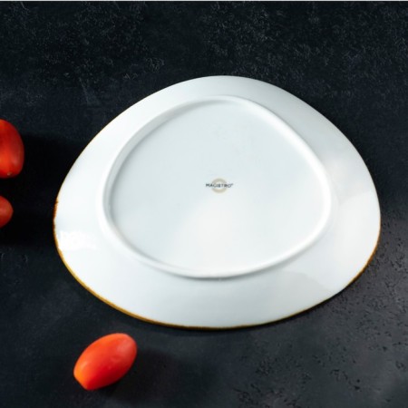 Porcelain dish for supply to Magistro "Cerera", 18.2 × 16.3 cm, blue color-4