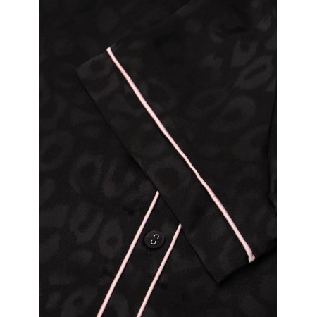 Пижама женская (рубашка и шорты) KAFTAN Leo black collection р-р 40-42-2