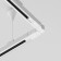 Connector Warden joint for the Technical Tracs-31W overhead track system, 22.5x3.2x3.3 cm, white color