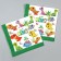 Paper napkins "Dino", in a set of 20 pcs.
