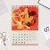 The calendar on the spring without a crossbar "Holidays and Nameday" 2025, 17 x 25 cm