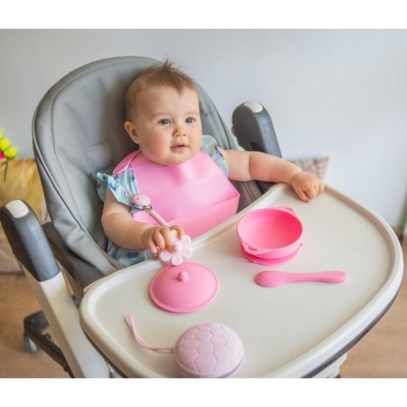 The dummy is whole -diligent, from 0 months, classic, pink color-15