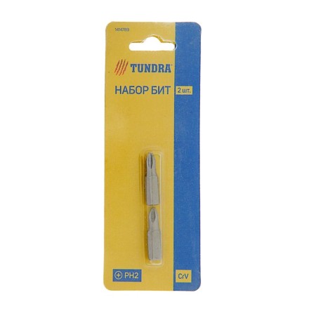 Tundra bats, magnetized, steel CRV, PH2 x 25 mm, 2 pcs.-2