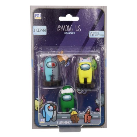 A set of figures-stamps YUME AMONG US, 3 pcs-1
