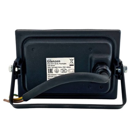 LED spotlight with the Glanzen FAD-001-20-SL movement sensor