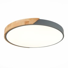 Ceiling EVOLUCE lamp. Sle200972-01. Festa. 1x45 W, LED, 3000K/4000k/6000k, 2700 LM, 50, 8x50, 8x5 cm, gray color, light wood