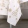 New Year's tablecloth “Christmas trees”, gold 130 x 200 cm, for the New Year