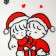 Belezza Plaid Christmas couple 150x200cm, microfiber 190g/m, PE100%