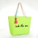 Bag Women's Beach Into the Sea, 50x34.5x14 cm, green color
