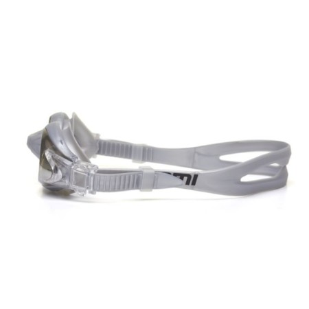 ATEMI N9202M swimming glasses, silicone, silver color-1