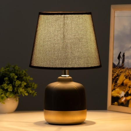 Hell lamp "Agas" E14 40W Black-gold 20x20x31 cm Risalux-1