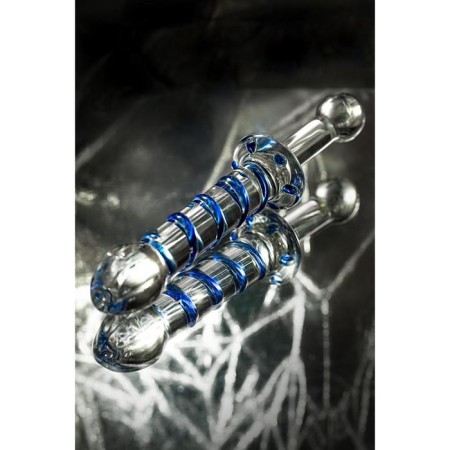 Sexus Glass bilateral phallimitator, glass, transparent, 22.5 cm-10