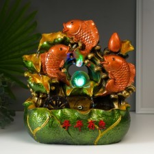 The desktop fountain from the network, the backlight 
