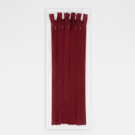 Lightning secret, No. 3, non -income, automatic lock, 25 cm, cherry color-2