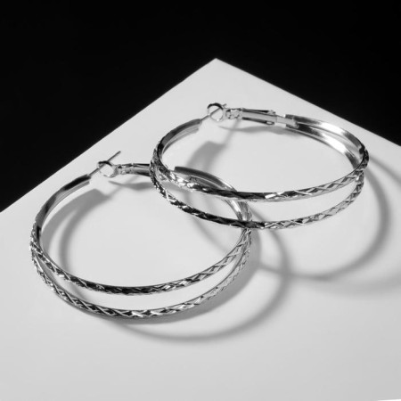 Karma-rings "Karma" pigtail, color silver, d = 5