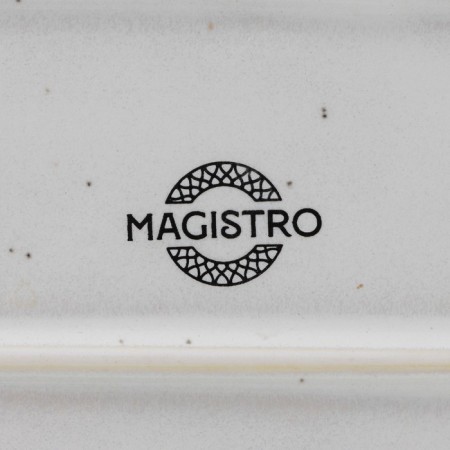 Porcelain Oval Magistro Urban, 260 ml, 18 × 9.8 × 2.5 cm, white color-4