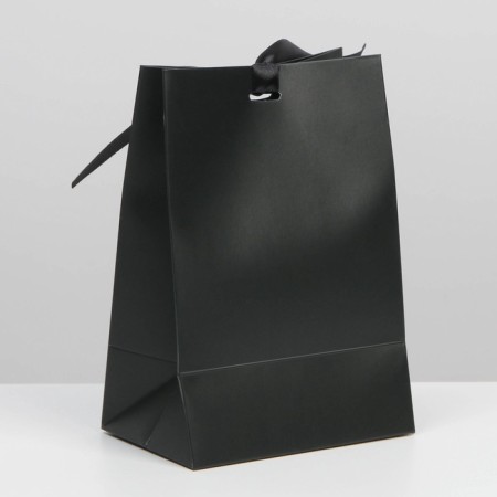 Gift package with tape, packaging, “black”, 13 x 19 x 9 cm-4