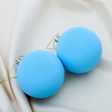 Set of balls plastic D-8 cm, 2 pcs 