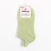 Women's socks shortened, light green color, size 36-40