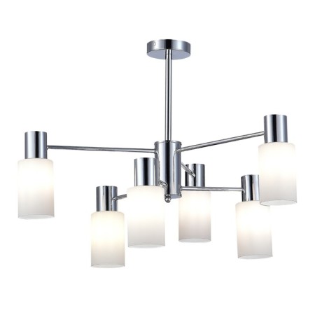 Ceiling EVOLUCE lamp. Sle1139-102-06. Gessi. 6x60 watts, E14, 68x68x48 cm, chromium color