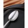 A dessert spoon made of stainless steel "Middleton", length 17.2 cm, thickness 2.5 mm, silver color