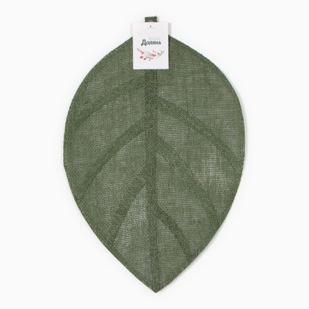Serving shares "Leaflets", centered green, 30*45 cm-4