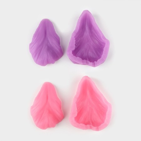 Mold "Listopad", silicone, 7.2 × 5.4 cm, color mix-1