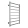Water towel Terminus "Vega" P8, 500x800 mm, lateral connection, chromium