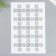 Plastic stencil "Squares" 24x16 cm