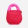 Baby bag on fasting, raspberry color