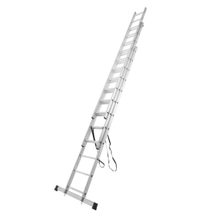 Tundra staircase, three -section, aluminum, 12 steps