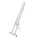 Tundra staircase, three -section, aluminum, 12 steps