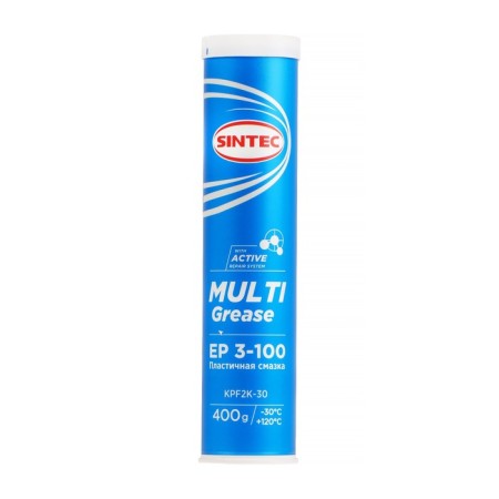Multipurpose plastic lubricant Sintec, Multi Grease EP 3-100, blue, 400 g