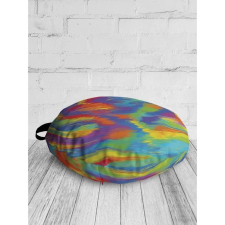 Decorative pillow Siddle on the floor, size 52x52 cm-1