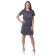Women's tunic Charming, size 46, dark gray color