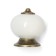 Pen button Dome Ceramics 003, ceramic, white