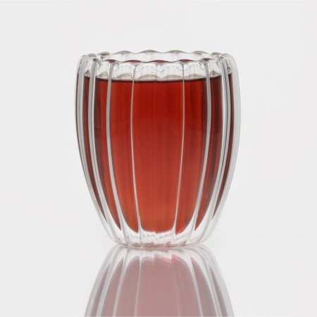 Glass glass with double walls "Riba", 350 ml