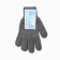 Female gloves, dark gray color, size 18